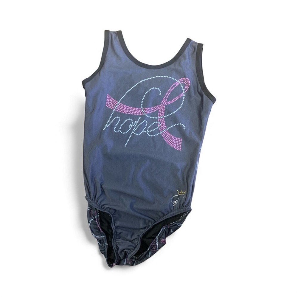 🎀 Grace & Glory “Hope” Breast Cancer Awareness Leotard – Adult Small